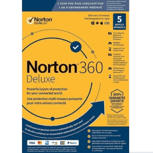 Norton 360 Deluxe – 1-Year / 5-Device – Global