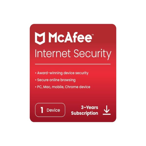 McAfee Internet Security, 3 Device, 2024