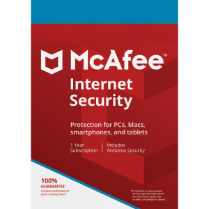 McAfee Internet Security – 1-Year / 1-Device