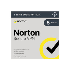 Norton Secure VPN for up to 5 Devices 2024